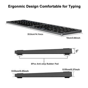 Portable Mini Folding <b>Keyboard</b> Wireless 5.1 Fold Portable Pocket Size Mini <b>bluetooth</b> <b>Keyboard</b> for sony Vaio galaxy Z Fold - Product Image 3