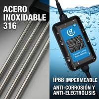 Sensor de Suelo 8 en 1 RS485, Medidor de Humedad, Temperatura, NPK, PH, EC para Agricultura Inteligente en México, Equipo de Prueba de Suelo