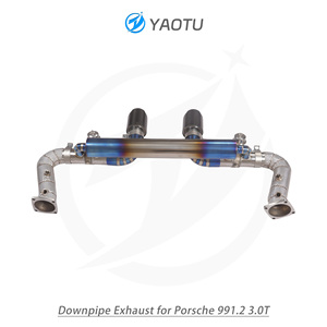 Escape de Alto Rendimiento YT de Titanio Completo con Sección Trasera con Válvulas para 991.2 3.0T - Product Image 2