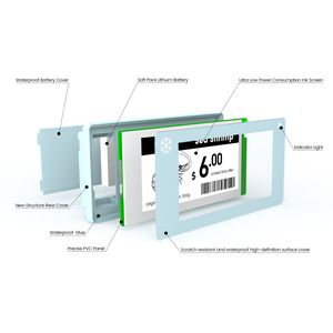 Etiqueta Electrónica de Precio para Congelador JINGXIN, Impermeable, con 3 Años de Duración de Batería, Pantalla de Tinta Electrónica de 2.66 Pulgadas, para Supermercados y Tiendas - Product Image 5