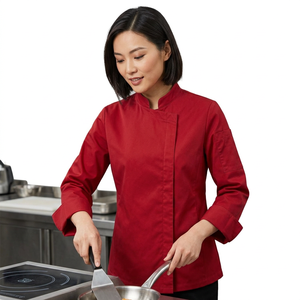 Chaqueta de Chef de Manga Corta 100% Algodón Transpirable para Personal de Cocina de Restaurantes y Hoteles, Fabricante Mayorista OEM - Product Image 1