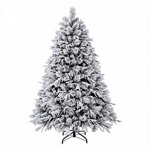Árbol de Navidad Artificial de Alta Calidad con Efecto de Nieve Minimalista, Realista, para Decoración Navideña del Hogar - Product Image 3
