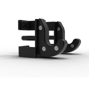 Crochets en J réglables QLI Power Steel Premium QPJH07 avec protection en plastique UHMW, accessoires pour rack de squat, pour la musculation à domicile - Product Image 4