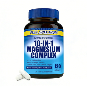 Venta Directa de Fábrica de Cápsulas de Magnesio Compuesto que Favorecen la Salud Neurológica, Esquelética, Digestiva y Cardíaca - Product Image 2
