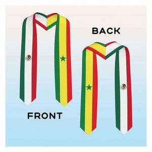 Customized College Graduation Stole Sash Cord Class of 2025 2026 with Predesigned Layout - Product Image 3