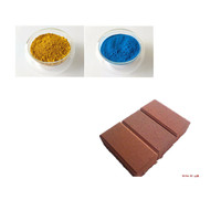 Poudre d'oxyde de fer rouge pour carreaux de ciment en béton colore d'asphalte