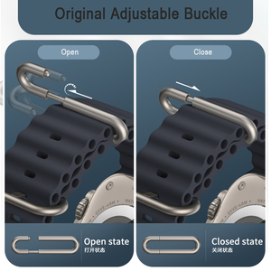 [Phải mua] Dây đeo <span class=keywords><strong>Silicon</strong></span> vòng đại dương có thể điều chỉnh thể thao mới đến cho đồng hồ táo siêu 49mm - Product Image 6