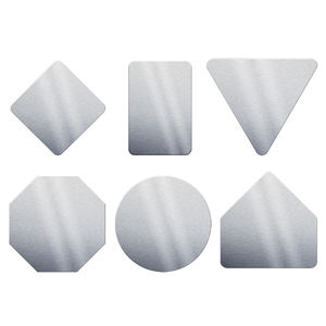 علامات مرور عاكسة فارغة معدنية من الألومنيوم للطرق والطرق السريعة علامة حجر ألمنيوم-فراغات - Product Image 3