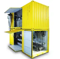 Packing Machine Containerized Mobile Weighing And Bagging Unit Automatic Mobile Bagging System