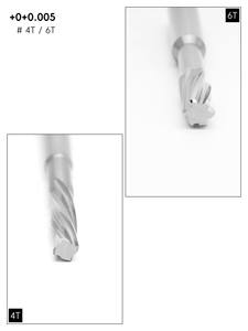 Alesatore a Spirale con Gambo Fisso a 60 Gradi in Lega di Acciaio al Tungsteno per Lavorazione di Alluminio e Acciaio ad Alta Precisione - Product Image 4