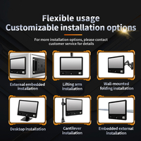 PC Industrial Todo en Uno de 17 Pulgadas con NFC/RFID y Cámara, Terminal MES de Aluminio para Montaje en Pared para Fábrica Inteligente