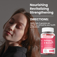 Gummies de collagène végétalien, complément vitaminique avec biotine et kératine, marque privée