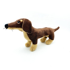 Weiner The Dachshund Plush Toy - 16 Inch Realistic Stuffed Wiener Dog | Soft Cuddly Animal Gift For Kids