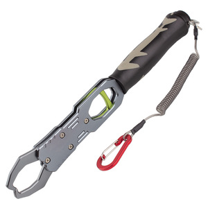 Pinzas para pescar de aleación de aluminio Takito con báscula para pesca en agua dulce, color gris plateado K13 - Product Image 1