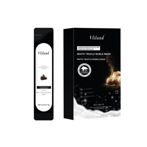 Mascarilla Facial de Arcilla Negra Supresora de Impurezas y Antioxidante, Mascarilla Facial Nocturna Sin Enjuague con Trufa Blanca Orgánica Natural - Product Image 1