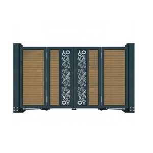 Puertas <span class=keywords><strong>de</strong></span> Entrada Automáticas para Casas, Puerta Eléctrica Automática Grande para el Hogar, Puerta Plegable Suspendida con Motor - Product Image 5