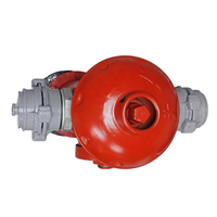 Hydrant d'incendie extérieur de type poteau au sol en fonte ductile, équipement de lutte contre l'incendie DN100 avec joint en caoutchouc EPDM pour routes urbaines