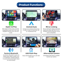CZT-AUTO Android Auto Multimédia pour Apple CarPlay sans fil pour Land Rover/Jaguar/Evoque/Discovery Mise à niveau de l'écran de voiture d'origine