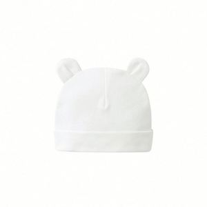 Gorro de Algodón de Doble Capa de Color Sólido para Bebés, Gorro de Recién Nacido para Niños de 0 a 1 Año - Product Image 6