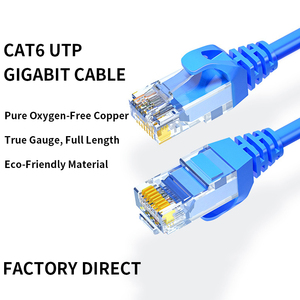 Cable Ethernet Cat6 Gigabit LAN, Cable de Conexión RJ45 Chapado en Oro, Internet de Alta Velocidad UTP 4 Pares 250MHz, PVC Ecológico - Product Image 4