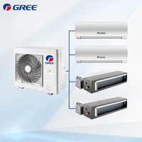 Système de climatisation central VRF pour plafond commercial, pompe à moteur DC à conduits, R410A, respectueux de l'environnement