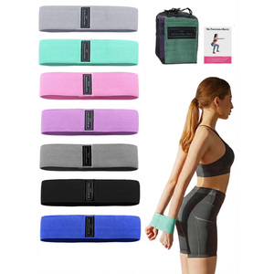 Bande <span class=keywords><strong>de</strong></span> résistance en tissu pour débutants, pour une activation des fessiers en toute sécurité - Product Image 2