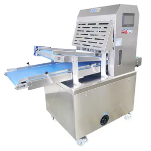 NHA Fully Automatic frozen Slicer and Laying cookie nut biscuit food for different shape cookie slicer machine bakery machine