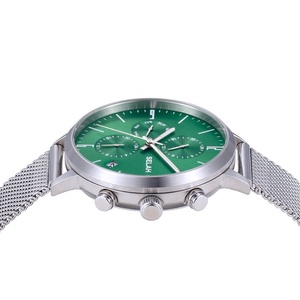 นาฬิกาข้อมือควอตซ์โครโนกราฟสแตนเลสสตีลหรูหราสำหรับผู้หญิง ออกแบบขายดีออนไลน์ ขายส่ง รับผลิตตามสั่ง เป็นของขวัญ - Product Image 2