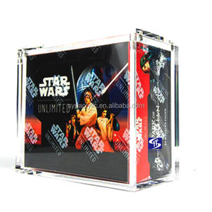 Espositore in Acrilico Trasparente Personalizzato SYP per Scatole Booster di <span class=keywords><strong>Star</strong></span> <span class=keywords><strong>Wars</strong></span> Unlimited, Custodia Protettiva UV - Product Image 2