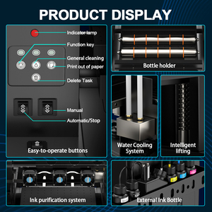 Tốt nhất A4 Mini UV máy in phun UV phẳng máy in cho Bút bi kim loại thủy tinh da điện thoại Bìa in ấn UV máy in với phần mềm - Product Image 4