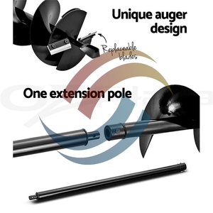 Máy khoan đào lỗ xăng 52CC bán buôn, dụng cụ khoan tự làm, mũi khoan mở rộng hàng rào công nghiệp, mũi khoan trồng cây, máy khoan đất - Product Image 5