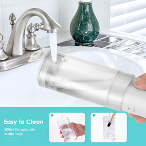 H2ofloss impermeable Ipx7 agua Flosser 200ml recargable <span class=keywords><strong>Dental</strong></span> inalámbrico eléctrico <span class=keywords><strong>irrigador</strong></span> Oral - Product Image 5