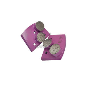 <span class=keywords><strong>3x</strong></span> M 6 trous, segments à double pointe, meules diamantées pour le ponçage de sols en béton - Product Image 3