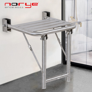 Stainless Steel <b>Folding</b> Bath <b>Stool</b> Wall Mounted For Elderly Shower Room Customizable - Product Image 2