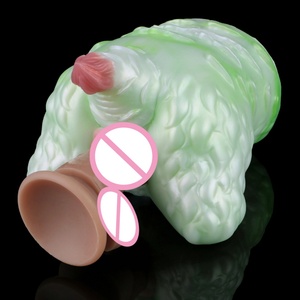 Hot Selling Mint Green Spirit Beast Butt Soft Silicone Male Masturbation Cup, Single Channel Erotic <b>Toy</b> <b>for</b> <b>Men</b> - Product Image 1