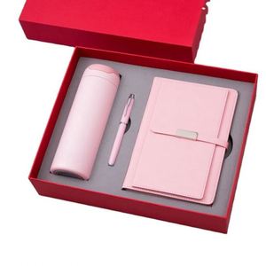 Ensemble cadeau personnalisé de carnet et stylo, vente en gros, cadeau promotionnel d'entreprise, ensemble cadeau de tasse isotherme, journal A5 avec stylo et bouteille d'eau - Product Image 4