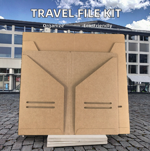 Thư mục tài liệu giấy kraft thực tế với Túi tập tin cho văn phòng sử dụng hàng ngày và lưu trữ du lịch - Product Image 5