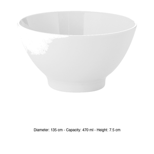 Saturnia Bolo Liscio Blanc 13 cm Fournitures de restauration hôtelière en gros - Product Image 3