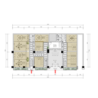 Diseño de Decoración Interior para Salón de Té y Sala de Estar con Diseño Gráfico Minimalista