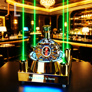 Présentoir LED Lumineux en Acier Inoxydable pour Bouteilles de <span class=keywords><strong>Champagne</strong></span>, Whisky et Vin – Présentoir VIP pour Bouteilles - Product Image 1