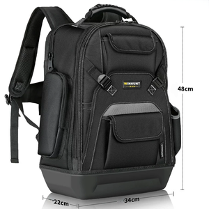 Multi Compartment Water Resistant <b>Tool</b> <b>Backpack</b> Adjustable Straps Nylon Lining Universal Storage Bag Zipper Closure OEM ODM 150 - Product Image 5