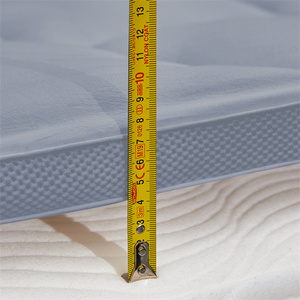 <span class=keywords><strong>Surmatelas</strong></span> antidérapant en microfibre bleu violet de qualité supérieure <span class=keywords><strong>4</strong></span> bandes élastiques antibactériennes perméables à l'air pour une utilisation à l'hôpital à la maison - Product Image 4