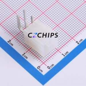 WB420A2H-040P-001 Wire-to-Board Pin Header Bent Lead Through Hole,P=4.2mm 2x2P 4.2mm Right Angle Insert Mini-Fit (MX 4.2) - Product Image 1