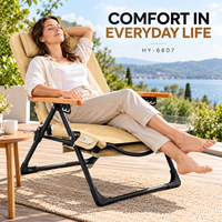 Chaise de massage pliable et portable pour l'extérieur avec 5 positions inclinables, fonction de pétrissage, chaleur, batterie rechargeable et repose-jambes extensible pour le soutien lombaire
