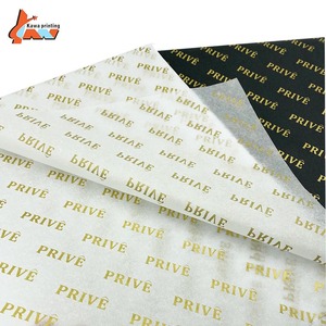 Custom Gold Brand Logo Printing Gift Wrapping Tissue Paper for Packing