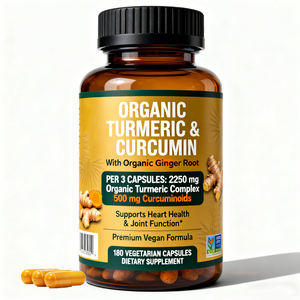 Qinshantang Oem Private Label Kurkuma Curcumine Extract Met Bioperine 2600Mg Hoge Absorptie Drievoudige Sterkte Zachte <span class=keywords><strong>Capsules</strong></span> - Product Image 1