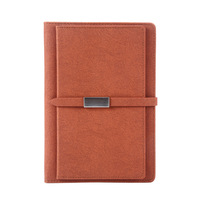 Carnet A5 en PU, couverture rigide, poche, boucle magnétique, ensemble de journal, cadeau d'affaires, logo personnalisé, vente en gros