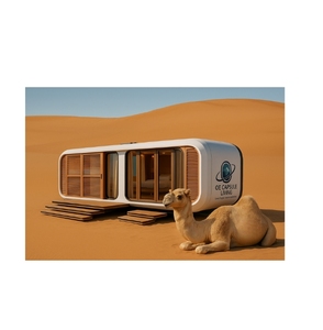 Durable de alta calidad usando varios contenedores prefabricados casa pequeña casa portátil pequeña casa Modular Camping Hotel cápsula espacial - Product Image 5