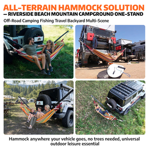 <span class=keywords><strong>Soporte</strong></span> de Acero Portátil para Remolque de Jeep, Capacidad de 772 lb, Compatible <span class=keywords><strong>con</strong></span> Receptor de 2 Pulgadas, <span class=keywords><strong>con</strong></span> <span class=keywords><strong>Hamaca</strong></span> para Camioneta, Wrangler, SUV, Camping, Viajes Todoterreno - Product Image 5