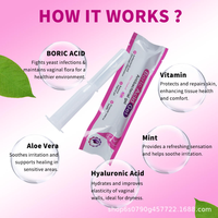 Gel de soin intime naturel à base de plantes pour femmes, formule douce à pH équilibré, OEM ODM, marque privée, vente en gros